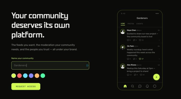Acorn Unveils Community Building Tool as X Shuts Down