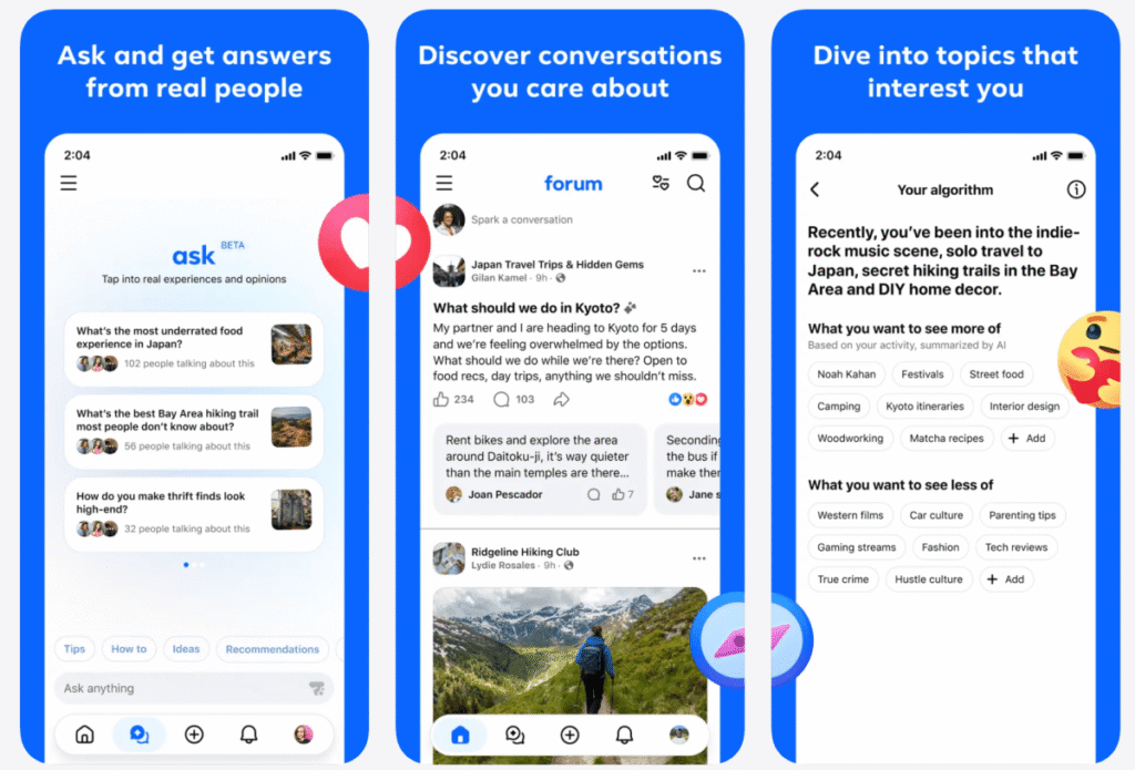 Meta Launches New Forum App for Community Building and